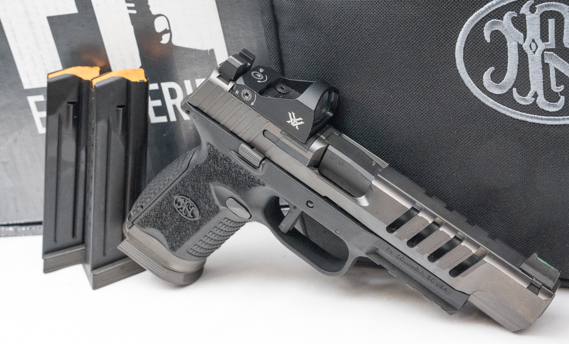 NEW FN 509 LS Edge 5" 9mm w/ Vortex Viper Red Dot + Three 17rd Mags-img-1